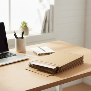 Sobres de Papel de Arte Blanco de Lujo de Alta Calidad con Logotipo Impreso Personalizado, Sobres a Todo Color, Duraderos y Ecológicos - Product Image 1