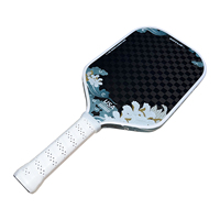 Pala de Pickleball Personalizada con Logotipo, de Fibra de Carbono T700, Núcleo de 14 mm, Raqueta de Pickleball para Entrenamiento
