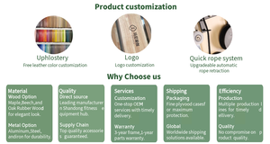 Tendance 2026 : Reformer Pilates Professionnel en Érable Robuste pour Studio de Yoga et Exercice, Modèle Commercial avec Demi-Tapis - Product Image 6