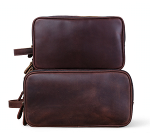 <b>Groomsmen</b> <b>Gift</b> Proposal Waterproof Leather Toiletry <b>Bag</b> Men's Dopp Kit Travel Shaving Organizer Wedding Groomsman <b>Gift</b> - Product Image 6