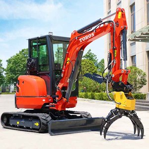 Agente de reclutamiento 3500kg Nueva excavadora sobre orugas Mini excavadora multifuncional para uso doméstico Mini excavadora pequeña embolsadora - Product Image 4