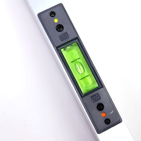 Règle de niveau en alliage d'aluminium pliant de haute précision ingénierie murale et outil d'inspection de chambre Instrument pratique pour le bureau à domicile