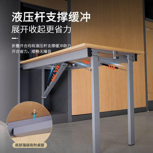 Invisible <b>Wall</b> Mounted Table Accessories Cold Rolled Steel Space Saving Modern Simple Design Folding <b>Desk</b> Hardware - Product Image 1