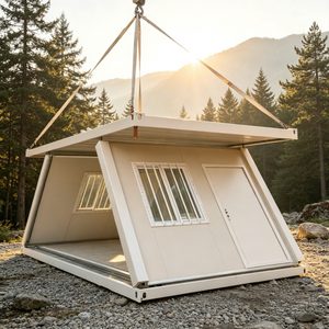 Casa Modular Prefabricada de 20 pies/40 pies, Económica y de Rápido Montaje, Tipo Z, Plegable, para Clínica Móvil, Campamento, Oficina, Vivienda Temporal - Product Image 1