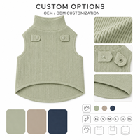 Gilet en tricot uni pour chiens, confortable, pour les loisirs, saison automne, lavage à la main uniquement