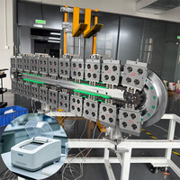 Riel guía Circula R para ensamblaje de dispositivos médicos con estructura de acero inoxidable y riel guía de arco de 500 mm de radio