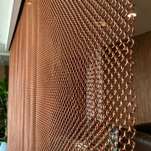 Chaîne décorative <span class=keywords><strong>de</strong></span> type maillon 8x8mm en aluminium pour rideaux avec accessoires <span class=keywords><strong>de</strong></span> fixation sur mesure - Product Image 4