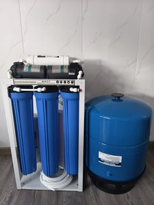 ระบบกรองน้ำแบบ Reverse Osmosis 5 ขั้นตอน 800 GPD พร้อมระบบทำความสะอาดตัวเอง ดีไซน์ไร้ถัง ประหยัดพลังงาน เหมาะสำหรับใช้ในบ้าน ธุรกิจ และกลางแจ้ง อัตราการไหล 800 GPD - Product Image 4