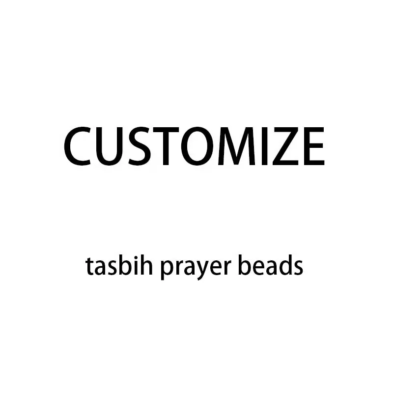 Personalizar cuentas de oración tasbih musulmanas islámicas misbaha sibha tesbih tasbeeh Rosario QIANGUYI