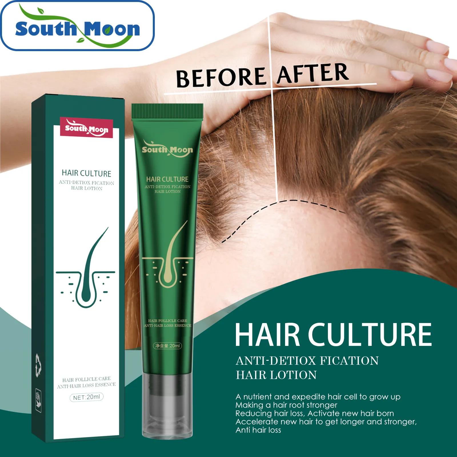 Smooth Repair Anti-perda Regenerador do couro cabeludo Produto do Cuidado do Cabelo Essência
