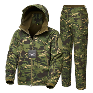 เสื้อแจ็คเก็ตแบบนิ่ม DF0109 พร้อมกางเกงคาร์โก้ IX7 - Product Image 1