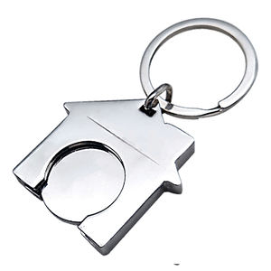Porte-clés avec logo personnalisé, nom, poli miroir, long pendentif en métal, acier inoxydable, porte-clés pour <span class=keywords><strong>maison</strong></span> de <span class=keywords><strong>voiture</strong></span> - Product Image 1