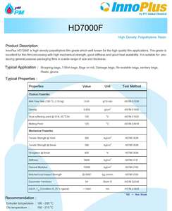 Vente en gros Palettes de matières premières PE-HD Innoplus PE-HD 7000F <span class=keywords><strong>Prix</strong></span> au kg Fournisseurs - Product Image 6