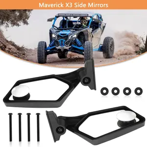 Low MOQ Factory- UTV CAN AM Maverick X3 Side Mirrors For 2017-2023 Can Am Maverick X3 OEM Replace #715002898