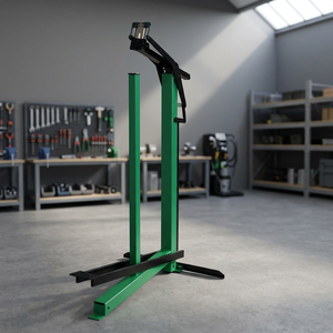 Engrapadora Manual de Cartón APLUS HMB3222 Verde con Base de Acero Industrial, Certificación CE, Capacidad para 1000 Grapas, 1 Año de Garantía, Clavos de 15-32 mm - Product Image 3