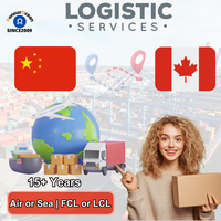 Transporteur de fret aérien livré droits acquittés de la Chine au Canada Service de fret Agent d'expédition porte à porte