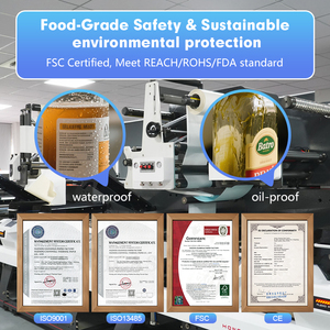 Étiquettes autocollantes en PVC orange <span class=keywords><strong>sans</strong></span> <span class=keywords><strong>gluten</strong></span>, papier adhésif imprimé flexographique pour boîte de céréales - Product Image 3