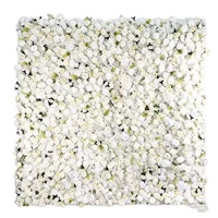 Dinding Bunga Dekorasi Sutra Mawar & Hydrangea Grosir 8ft X 8ft, Alas Kain Dekoratif, Buatan, untuk Acara Pernikahan