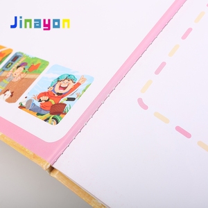 Jinayon <span class=keywords><strong>la</strong></span> educación temprana de los niños para colorear pintura dibujo a lápiz <span class=keywords><strong>libro</strong></span> con pegatinas de dibujos animados - Product Image 6