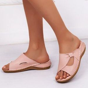 Sandalias de Plataforma con Cuña para Mujer, Talla Grande, Estilo Retro 2026, Casuales, Planas, para Verano, Playa y Exteriores - Product Image 3