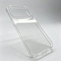 Coque transparente en TPU ultra-claire pour iPhone 17, protection transparente à bords droits, mettez votre iPhone en valeur, vente en gros usine