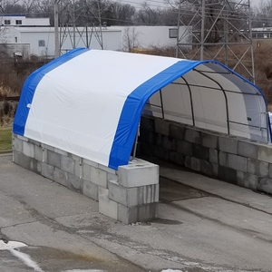 Commercio all'ingrosso della fabbrica del magazzino della struttura d'acciaio della capriata del tessuto prefabbricato all'aperto che costruisce il riparo coperto ed il Garage - Product Image 6