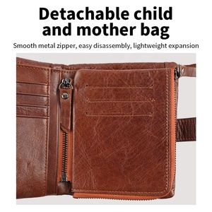 Hàng Mới Về Ví Da Mềm RFID Hàng Đầu Chính Hãng Có Túi Khóa Kéo - Product Image 4