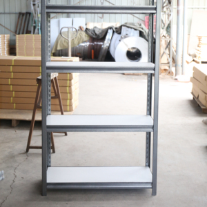 Shop Slot Angle Metal Home Storage Shelf Slotted Angle Steel Rack 5 Layers Steel Iron Metal Angel Steel Rack