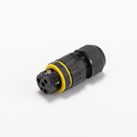 Connecteur de câble droit étanche souterrain en cuivre EAST IP68 M16 2P/3P pour l'aérospatiale et l'éclairage LED 220A 230V