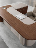 Bureau de direction modulaire convertible en L en bois de luxe, haute qualité, moderne, extensible, garantie 3 ans