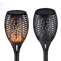 Lampe solaire à 96 LED, imperméable, éclairage d'extérieur, lampe en forme de torche, luminaire de paysage, idéal pour un jardin, livraison directe depuis l'usine