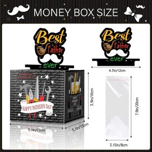 Caja de Regalo para el Dí<span class=keywords><strong>a</strong></span> del <span class=keywords><strong>Padre</strong></span>, para Regalo en Efectivo, Caja de Dinero Extraíble, Porta Dinero Sorpresa para <span class=keywords><strong>Padre</strong></span> - Negro - Product Image 2