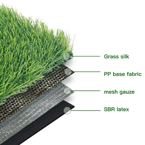 Césped artificial de tacto suave de alta densidad para jardines y parques Fácil Instalación y función impermeable - Product Image 2