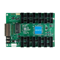 Carte réceptrice d'affichage LED couleur HD-K12 et carte de contrôle de module à diodes électroluminescentes P2.5