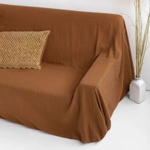 Capa de Sofá Premium para 3 Lugares em Algodão Lavado com Mistura de Linho, Capa para Sofá Seccional - Product Image 6