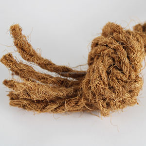 Coco Husk Rope Toy Precio a granel Mayorista Moderno Color natural Sólido Masticar Juguetes Cuerda Mascota Todas las vacaciones de Vietnam - Product Image 5