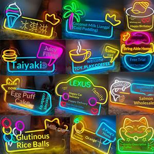 Letrero Luminoso Acrílico Personalizado con Letras <span class=keywords><strong>de</strong></span> Neón, Estilo Influencer, para Bar, Salón, Ambiente Nocturno, Decoración <span class=keywords><strong>de</strong></span> Dormitorio, Estilo IG - Product Image 4