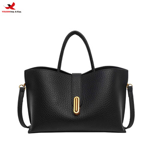 Bolsos de Moda para Mujer, Gran Capacidad, PU de Calidad, Bolso Tote para Viajar, Nuevo Bolso de Hombro de Diseño Simple para Dama, RTS, Pedido Mixto al por Mayor - Product Image 1