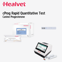 Kit de Prueba de Progesterona Canina Veterinaria, Kit de Diagnóstico Rápido y Cuantitativo para la Detección de Ovulación Canina y Gestión de la Reproducción
