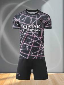 Maglie da Calcio Estive YONO per Uomo, Asciugatura Rapida, Stampa Sublimatica, 100% Poliestere, Manica Corta con Coulisse, Leggere - Product Image 2
