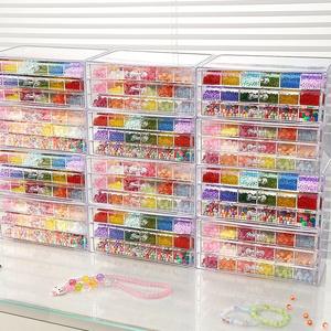 ビーズ収納ボックスバルクビーズ分割ジュエリー作るアクリル手作りDIY収納ボックスアクセサリーボックス - Product Image 3