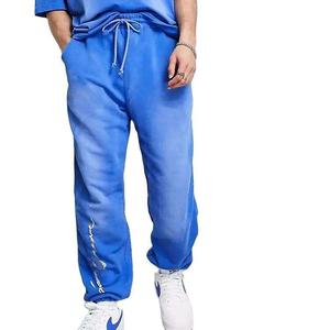 Benutzer definierte hochwertige Herren Casual Slim Fit Jogger hose Säure gewaschen Französisch Terry Streetwear High Street Hip Hop Baggy Style - Product Image 1