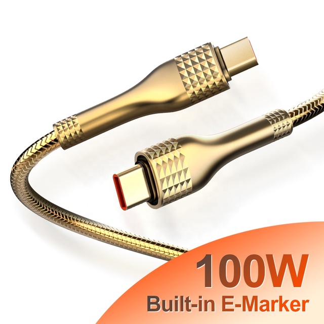 LDNIO LC651C-100W 1M 2M USB-C to USB-C Cable Type-C Fast Charging Data Cables Built-in E-marker
