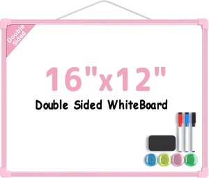 Tableau blanc effaçable à sec de haute qualité, mini tableau blanc suspendu pour notes de bureau, idéal pour les étudiants en classe - Product Image 1