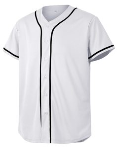 Kustom anak-anak bisbol Jersey seragam kosong kualitas tinggi bernapas t-shirt ukuran besar pilihan untuk anak-anak 2022122701 Anti-UV - Product Image 2