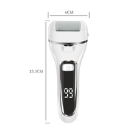 FOCSTAR BT7078 Rasoir électrique rechargeable pour les pieds Nouveau design Dissolvant de callosités et lime pour broyeur de peau
