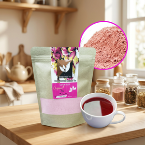 <b>Best</b> Price 100g Rose Powder Spray Dry 100% Pure for Drink Beverage Bakery From Thailand Doi Angkhang DAK-008 24 Months - Product Image 3
