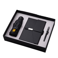 Ensemble cadeau de couleur violette, parapluie, bloc-notes, bureau, ensemble de bloc-notes A5, bloc-notes de poche en simili cuir, logo imprimé