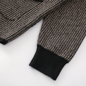 Tùy Chỉnh Thiết Kế Dệt Kim Phụ Nữ Mùa Đông Dài Tay Áo Cashmere Áo Khoác Len Người Phụ Nữ Dây Kéo Cardigan Áo Khoác Áo Len Với Túi - Product Image 5