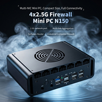 Mini routeur 4 LAN, ordinateur Intel N150 4 cœurs, HD DP, bureau, entreprise, VMS, NAS, serveur domestique, Pfsense, OPNsense, mini PC, 4G/5G SIM